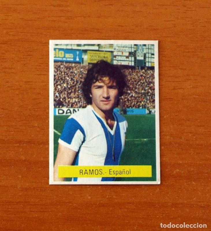 Cromos de f&uacute;tbol: R.C.D. Espa&ntilde;ol - Ramos - Editorial Fini MU 1975-1976, 75-76 - Nunca Pegado