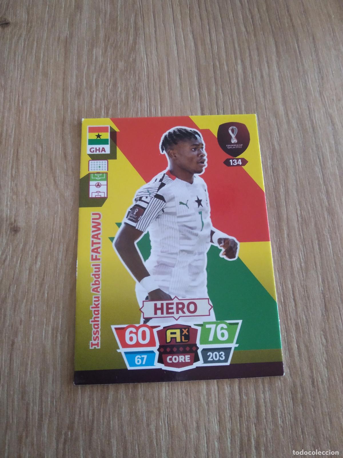 Football Stickers: 134 FATAWU GHANA CROMO FUTBOL PANINI MUNDIAL 2022 ADRENALYN WORLD CUP COPA MUNDO