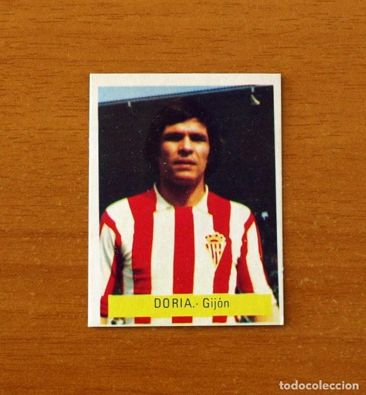 Cromos de F&uacute;tbol: Sporting de Gij&oacute;n - Doria - Editorial Fini MU 1975-1976, 75-76 - Nunca Pegado