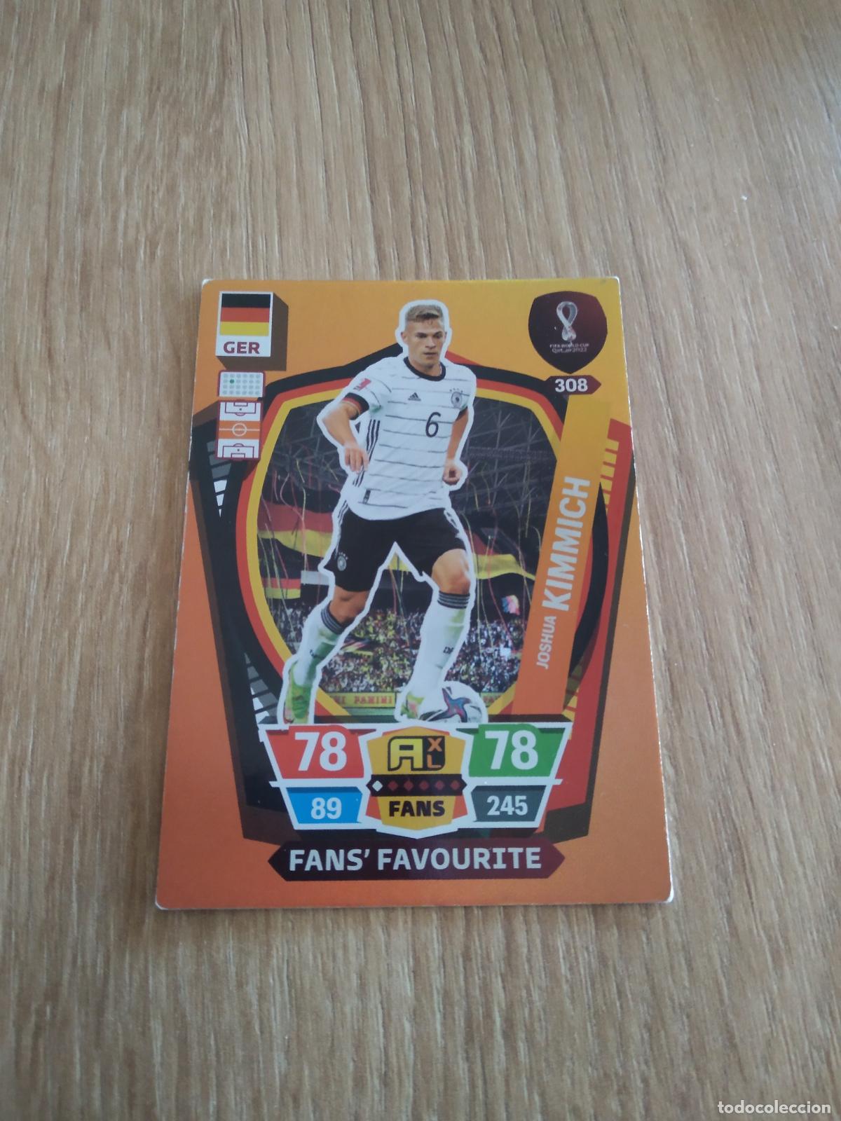 Cromos de F&uacute;tbol: 308 KIMMICH ALEMANIA CROMO FUTBOL PANINI MUNDIAL 2022 ADRENALYN WORLD CUP COPA MUNDO