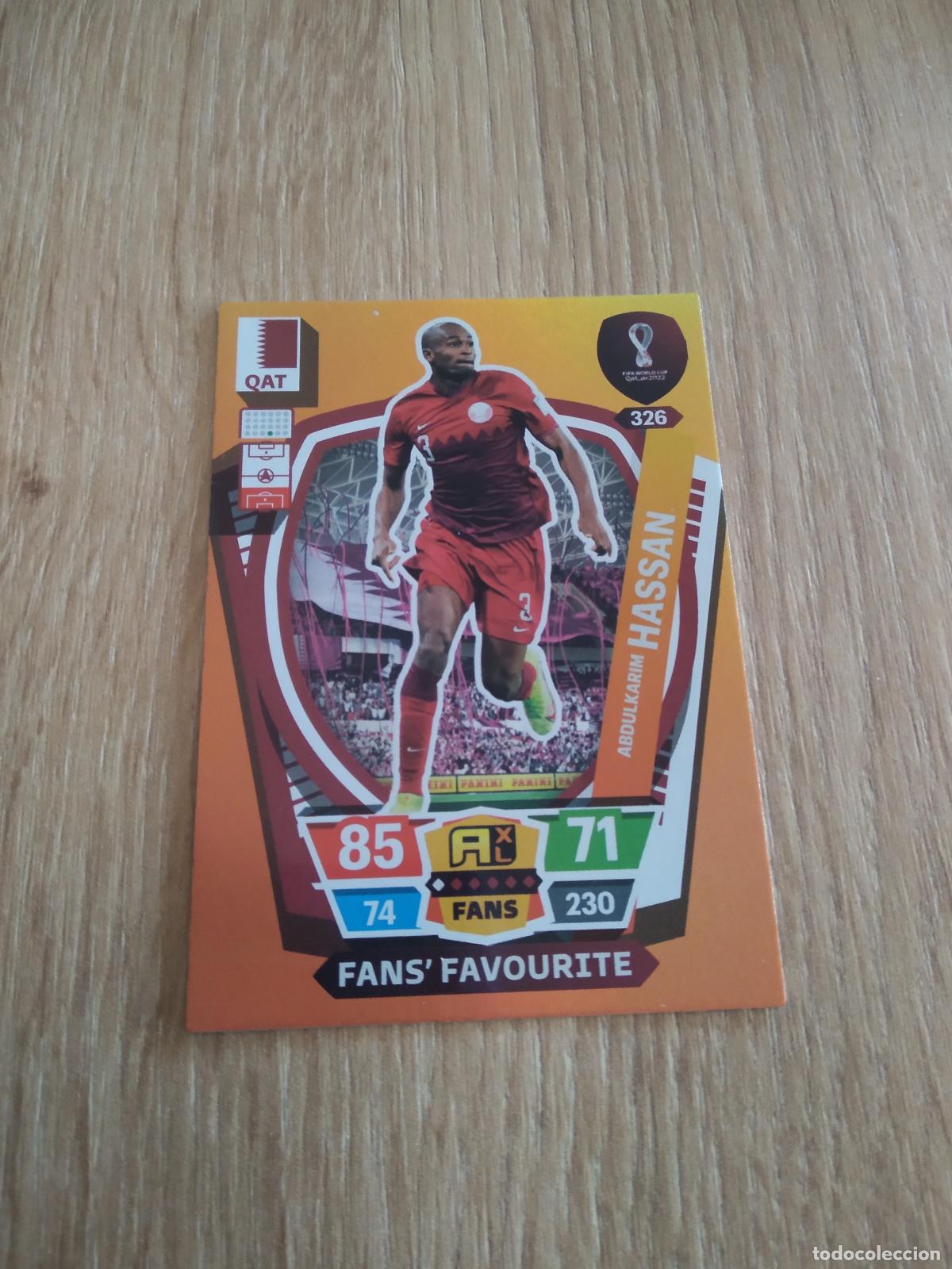 Cromos de F&uacute;tbol: 326 HASSAN QATAR KATAR CROMO FUTBOL PANINI MUNDIAL 2022 ADRENALYN WORLD CUP COPA MUNDO