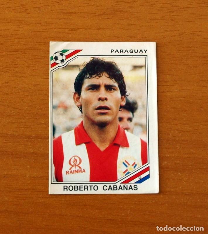 Cromos de F&uacute;tbol: Paraguay - 162 Caba&ntilde;as - M&eacute;xico 86 - Editorial Panini 1986 - Nunca pegado