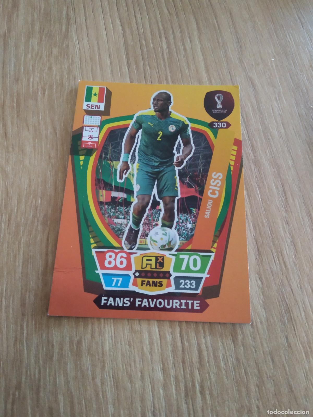 Cromos de F&uacute;tbol: 330 SALIOU CISS SENEGAL CROMO FUTBOL PANINI MUNDIAL 2022 ADRENALYN WORLD CUP COPA MUNDO