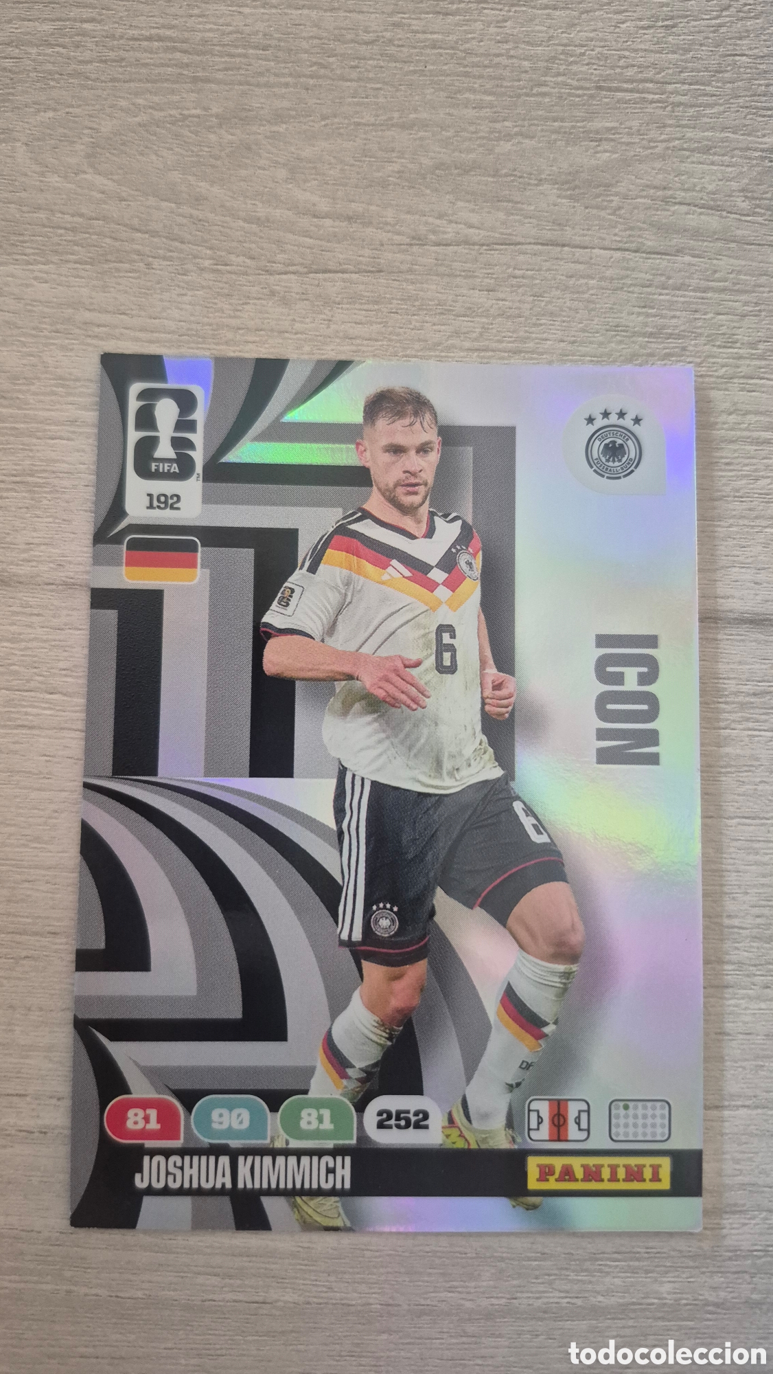 Fu&szlig;ball-Sticker: N&deg;192 Icon Alemania Joshua Kimmich Adrenalyn FIFA World Cup 2026