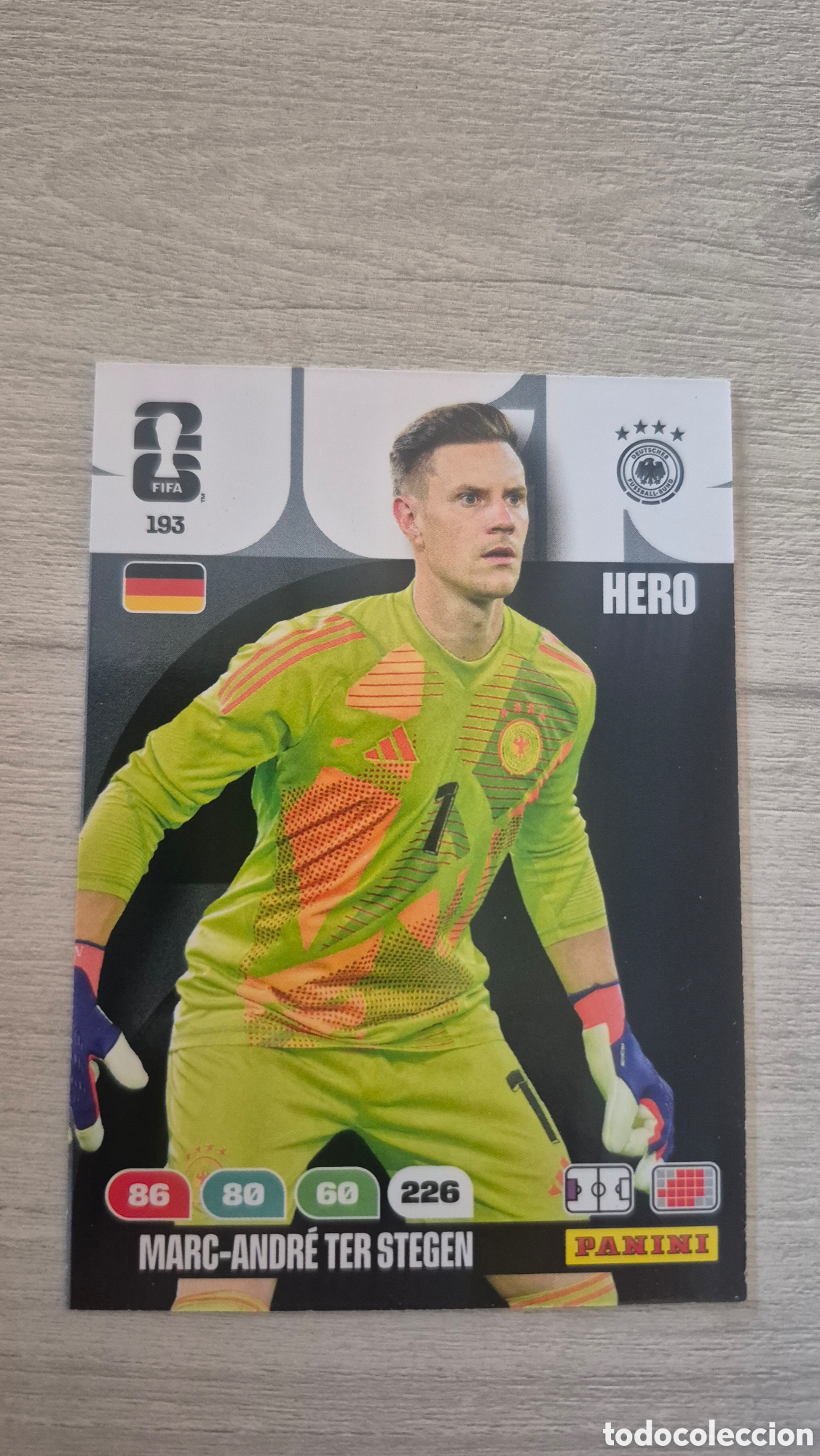 Cromos de F&uacute;tbol: N&deg;193 Alemania Marc-Andre Ter Stegen Adrenalyn FIFA World Cup 2026