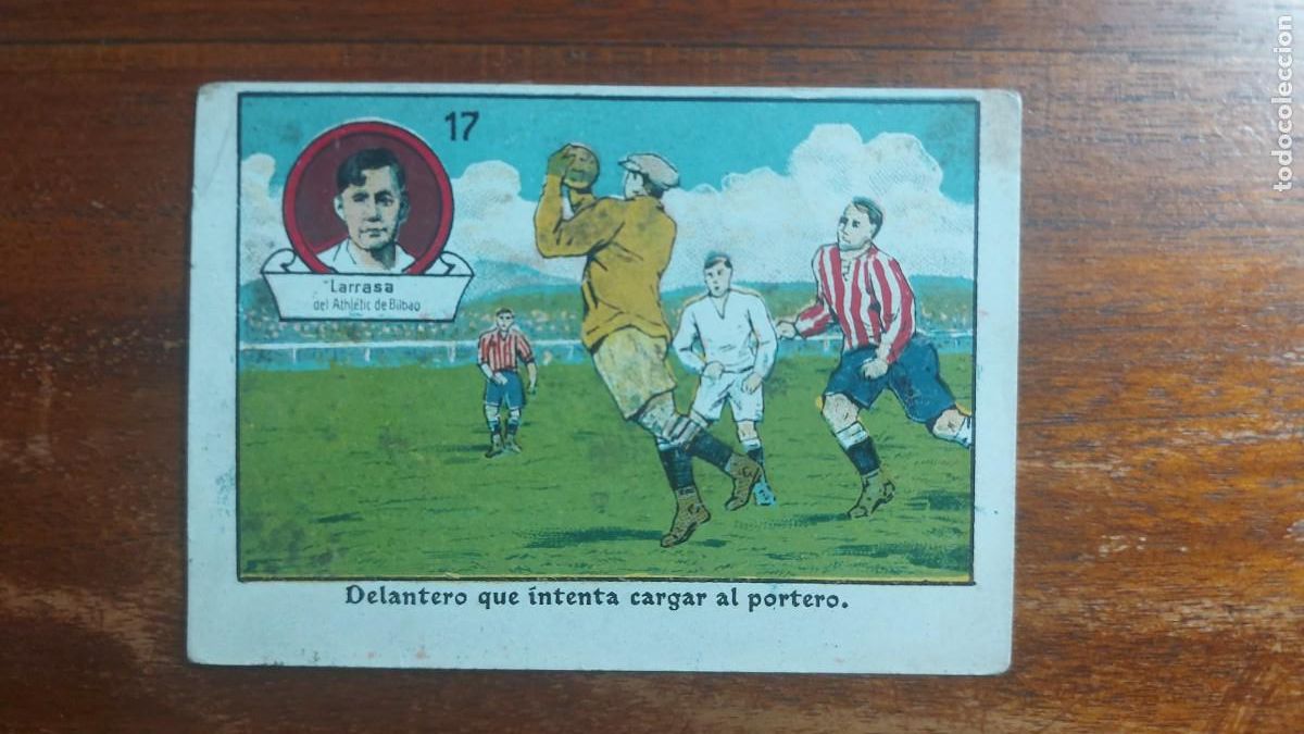 Cromos de F&uacute;tbol: LARRASA / LARRAZA ( ATHLETIC CLUB BILBAO ) - Cromo rar&iacute;simo - n&uacute;m. 17 - Foot-ball a&ntilde;os 20