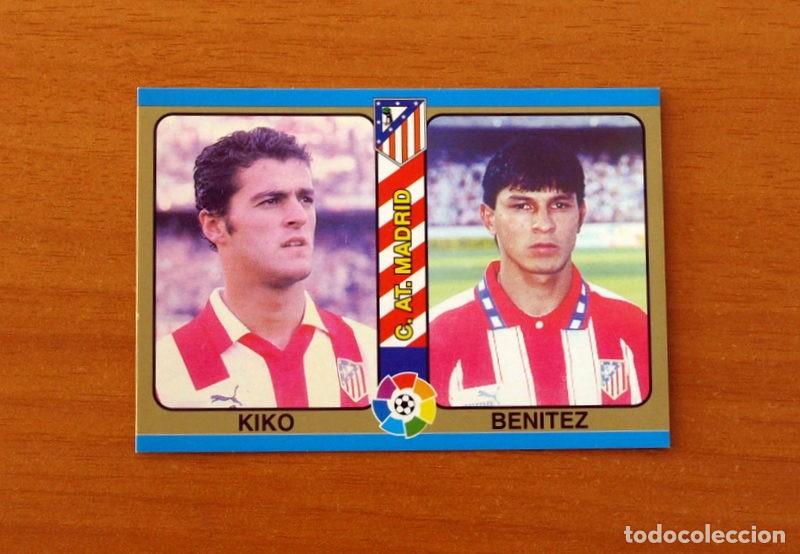 Cromos de F&uacute;tbol: Atl&eacute;tico Madrid -N&ordm; 108 Kiko-Benitez -Fichas Liga Mundicromo F&uacute;tbol Total 1994-1995, 94-95