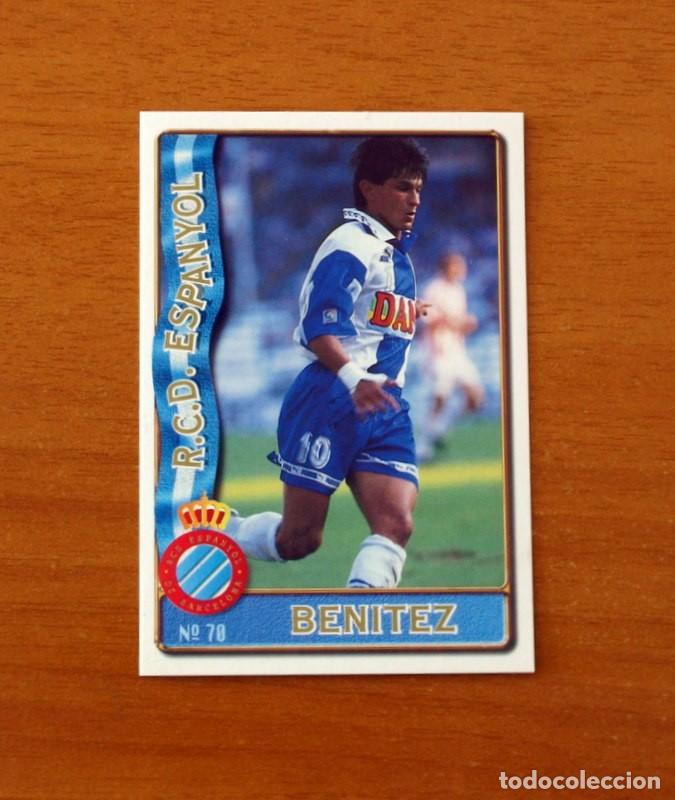 Cromos de F&uacute;tbol: R.C.D. Espa&ntilde;ol-Espanyol -N&ordm; 70 Benitez -Mundicromo Las Fichas de la Liga de F&uacute;tbol 1996-1997-96-97