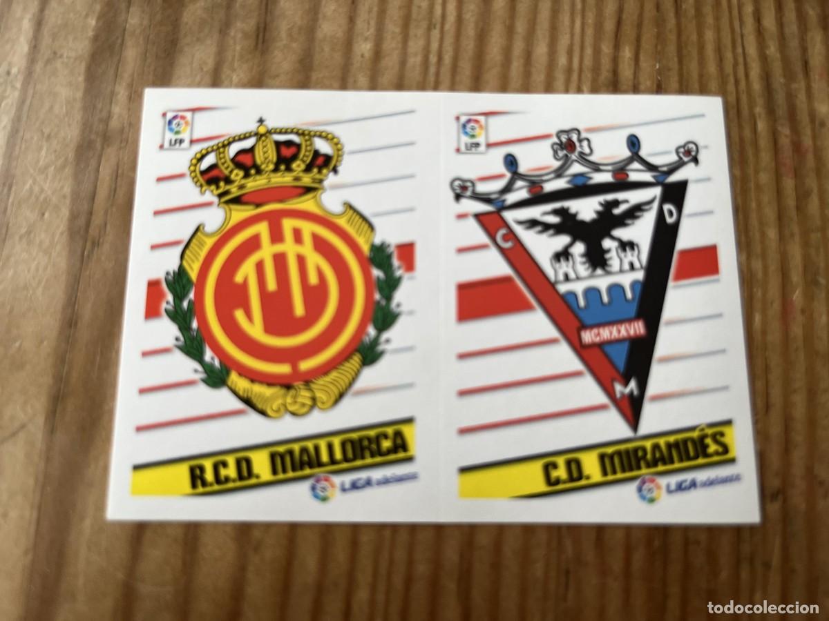 Cromos de Futebol: CROMO SIN PEGAR NUNCA PEGADO ALBUM LIGA ESTE 13 14 2013 2014 ESCUDO # 7 MALLORCA MIRANDES