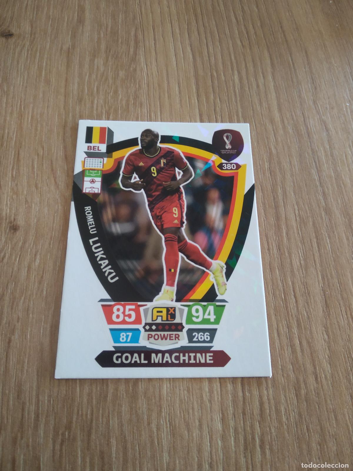 Cromos de F&uacute;tbol: 380 LUKAKU BELGICA CROMO FUTBOL PANINI MUNDIAL 2022 ADRENALYN WORLD CUP COPA MUNDO