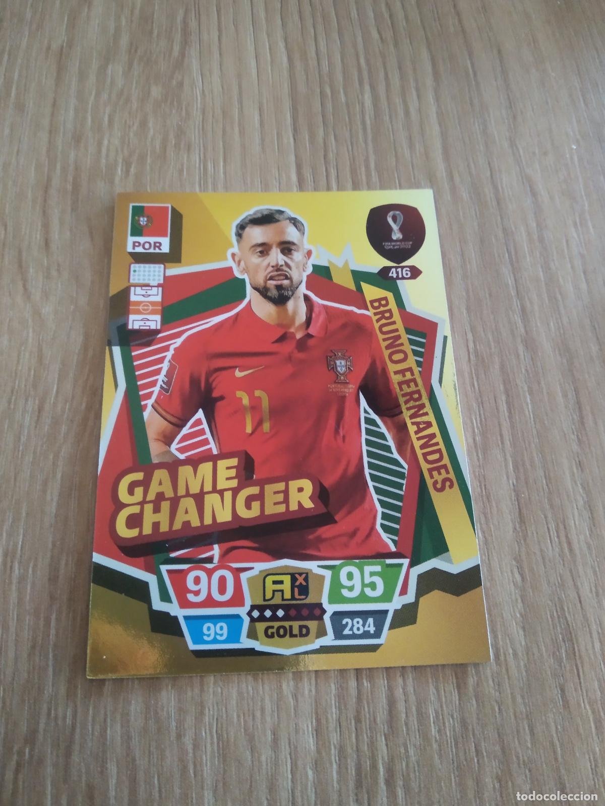 Cromos de F&uacute;tbol: 416 BRUNO FERNANDES PORTUGAL CROMO FUTBOL PANINI MUNDIAL 2022 ADRENALYN WORLD CUP COPA MUNDO