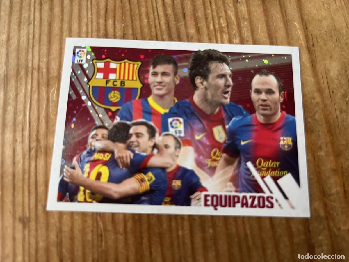 Fu&szlig;ball-Sticker: CROMO SIN PEGAR NUNCA PEGADO ALBUM LIGA ESTE 13 14 2013 2014 EQUIPAZOS # 4 BARCELONA MESSI