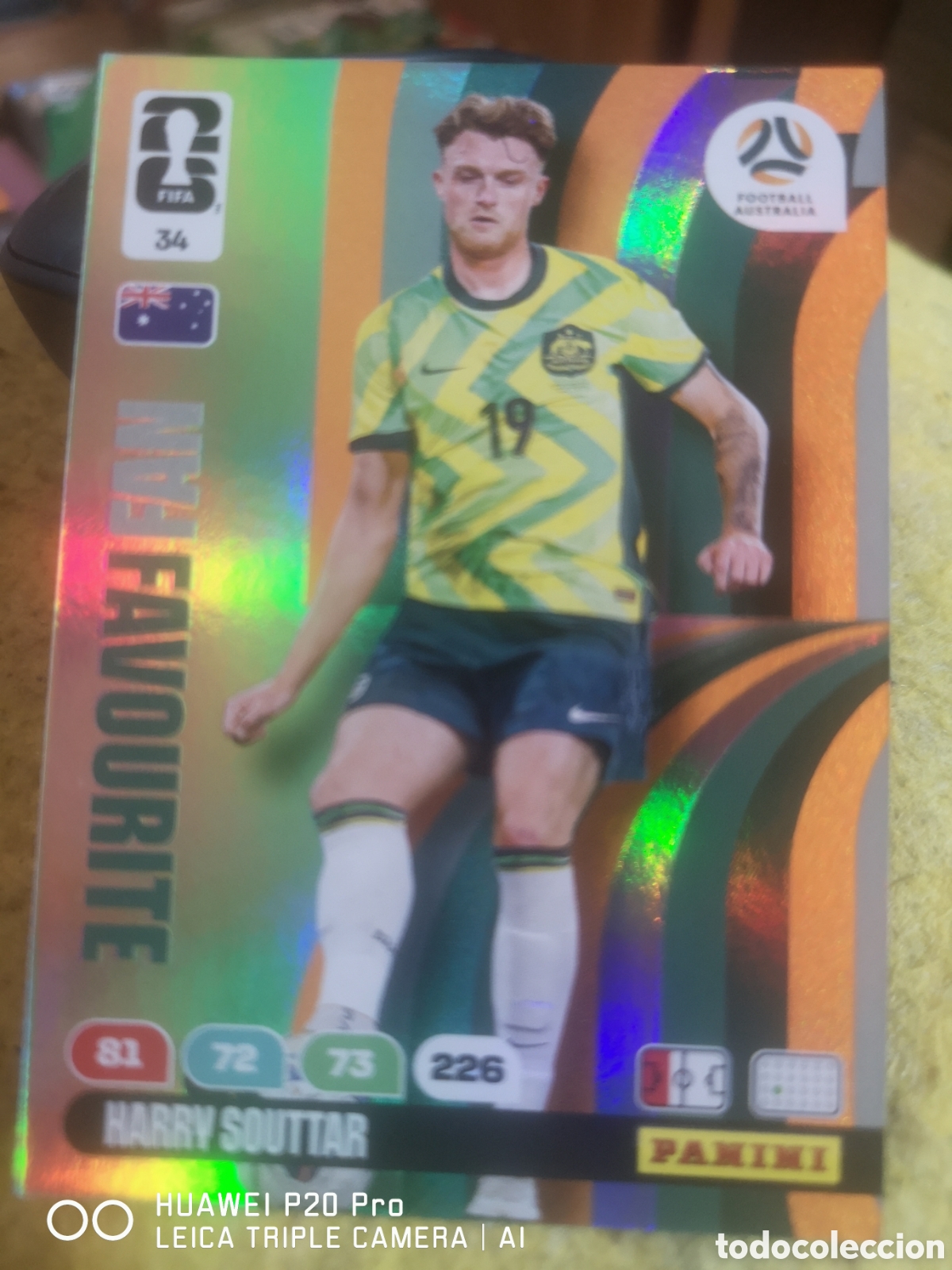 Cromos de F&uacute;tbol: ADRENALYN XL FIFA WORLD CUP 2026 FAN FAVOURITE HARRY SOUTTAR 34