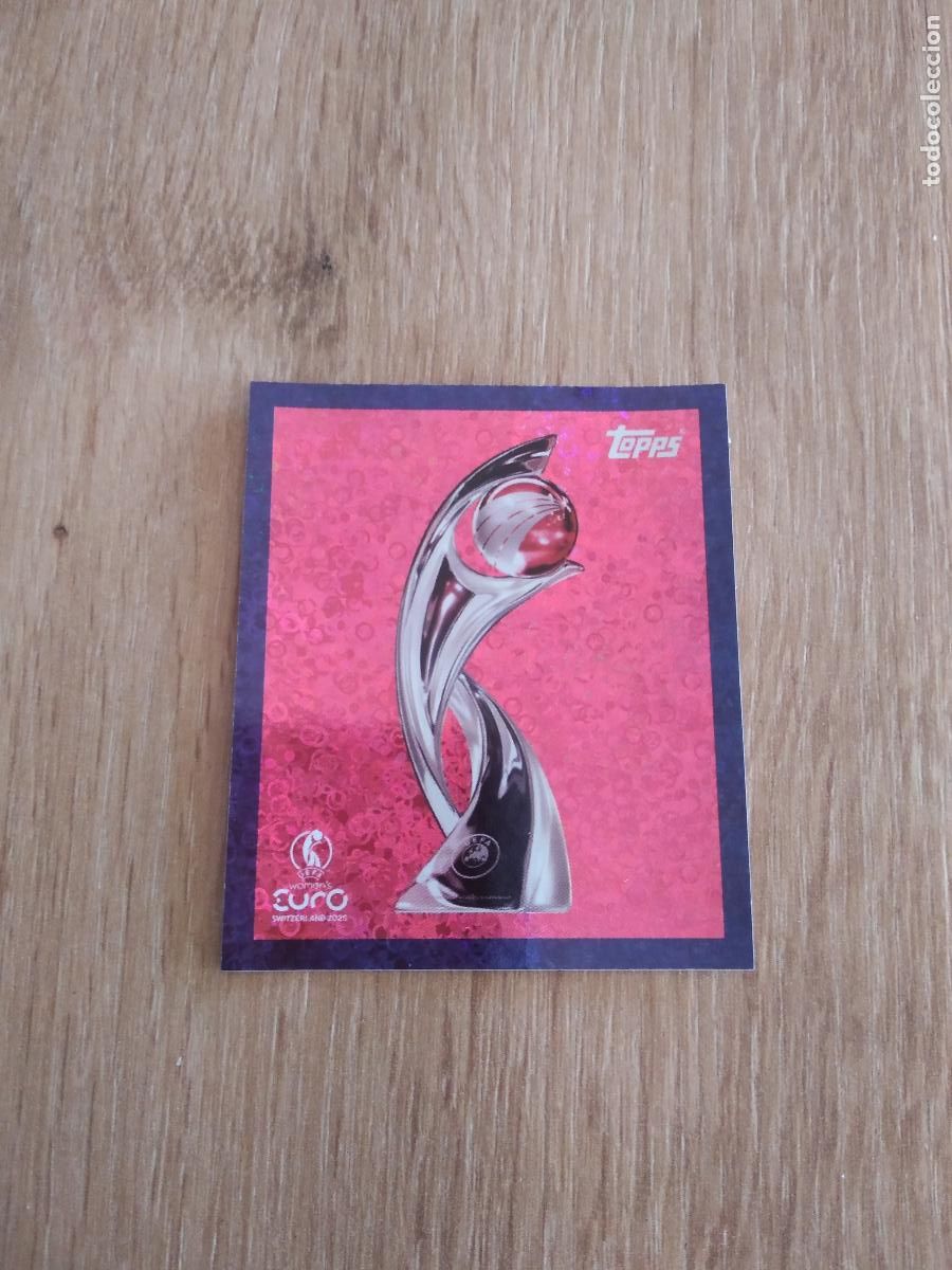 Cromos de F&uacute;tbol: 3 TROFEO COPA CROMO TOPPS EURO FEMENINA 2025 EUROCOPA FUTBOL FEMENINO UEFA WOMEN'S EURO