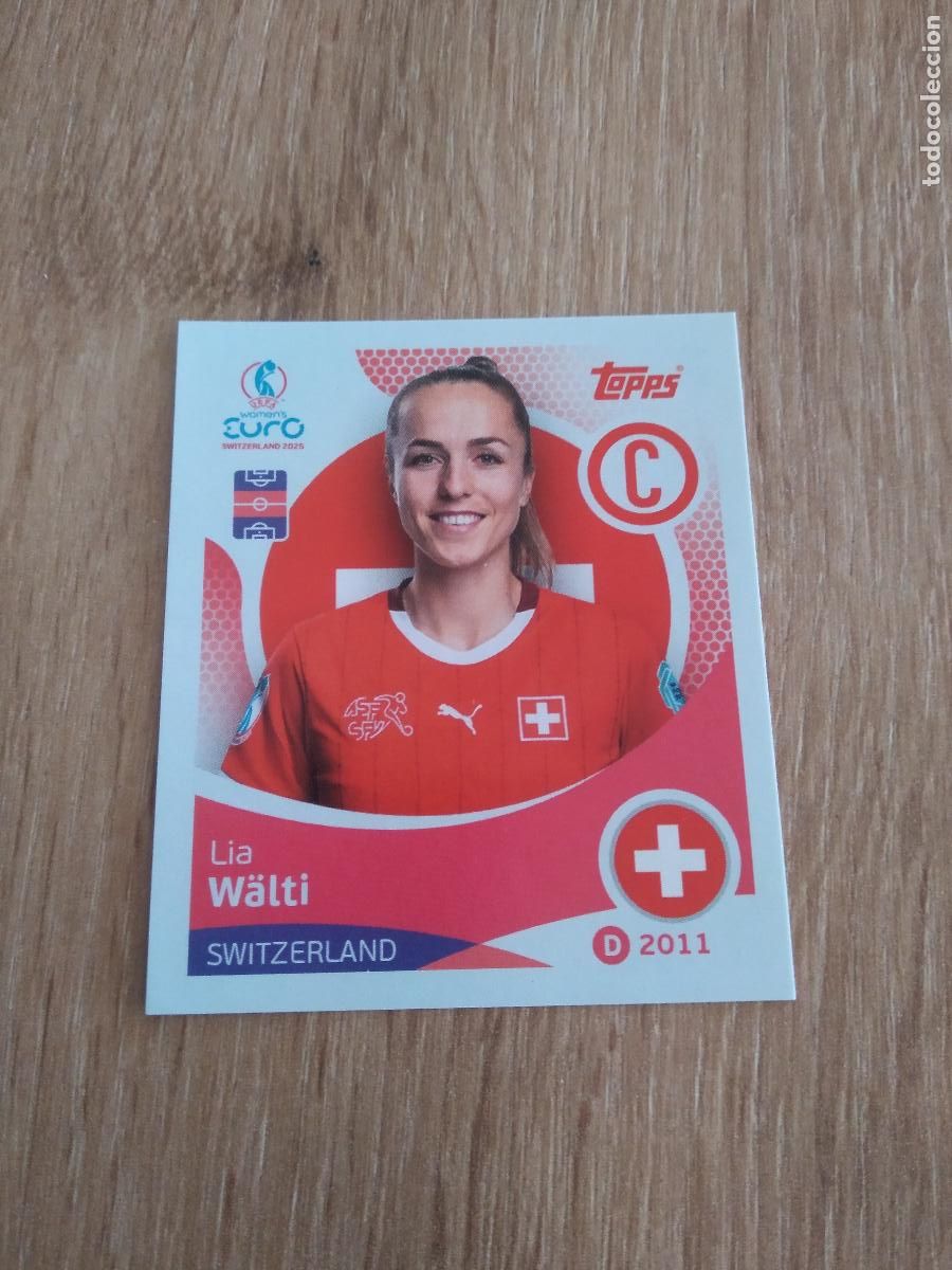Cromos de Futebol: 30 LIA WALTI SUIZA CROMO TOPPS EURO FEMENINA 2025 EUROCOPA FUTBOL FEMENINO UEFA WOMEN'S EURO