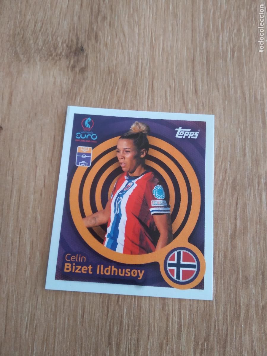 Cromos de F&uacute;tbol: 45 BIZET ILDHUSOY NORUEGA CROMO TOPPS EURO FEMENINA 2025 EUROCOPA FUTBOL FEMENINO UEFA WOMEN'S EURO