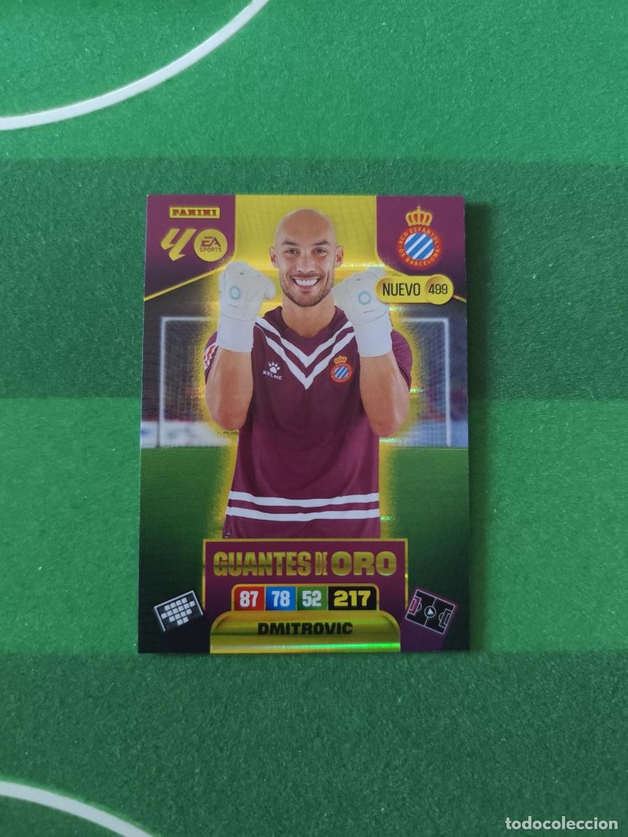 Cromos de F&uacute;tbol: Dmitrovic 499 Espanyol Nuevo guantes de oro Adrenalyn 2025/26 - 25/26