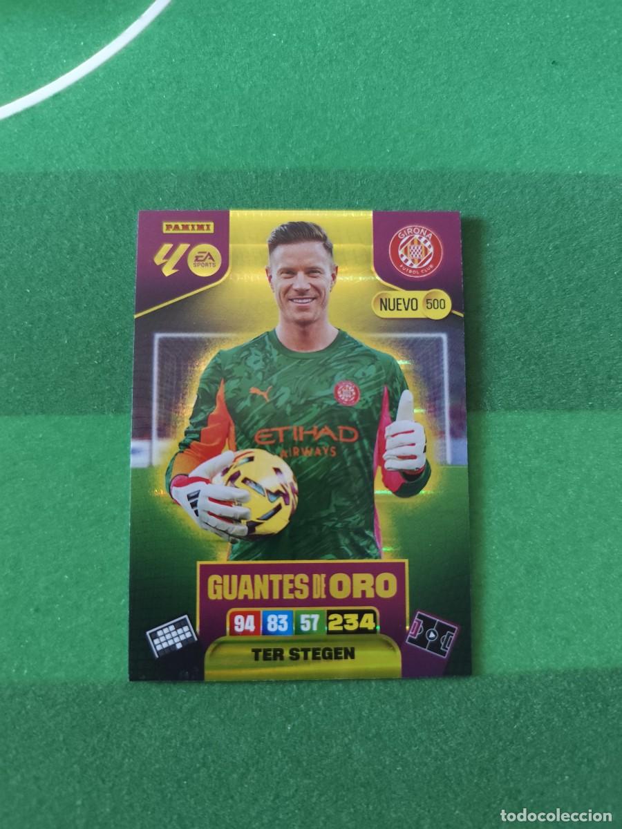 Cromos de F&uacute;tbol: Ter Stegen 500 Girona Nuevo guantes de oro Adrenalyn 2025/26 - 25/26
