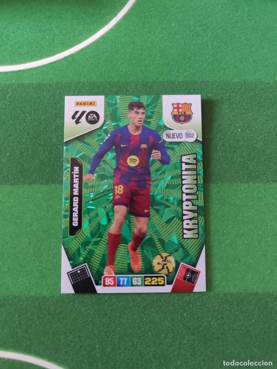 Cromos de F&uacute;tbol: Gerard Mart&iacute;n 502 Barcelona Nuevo Kryptonita Adrenalyn 2025/26 - 25/26