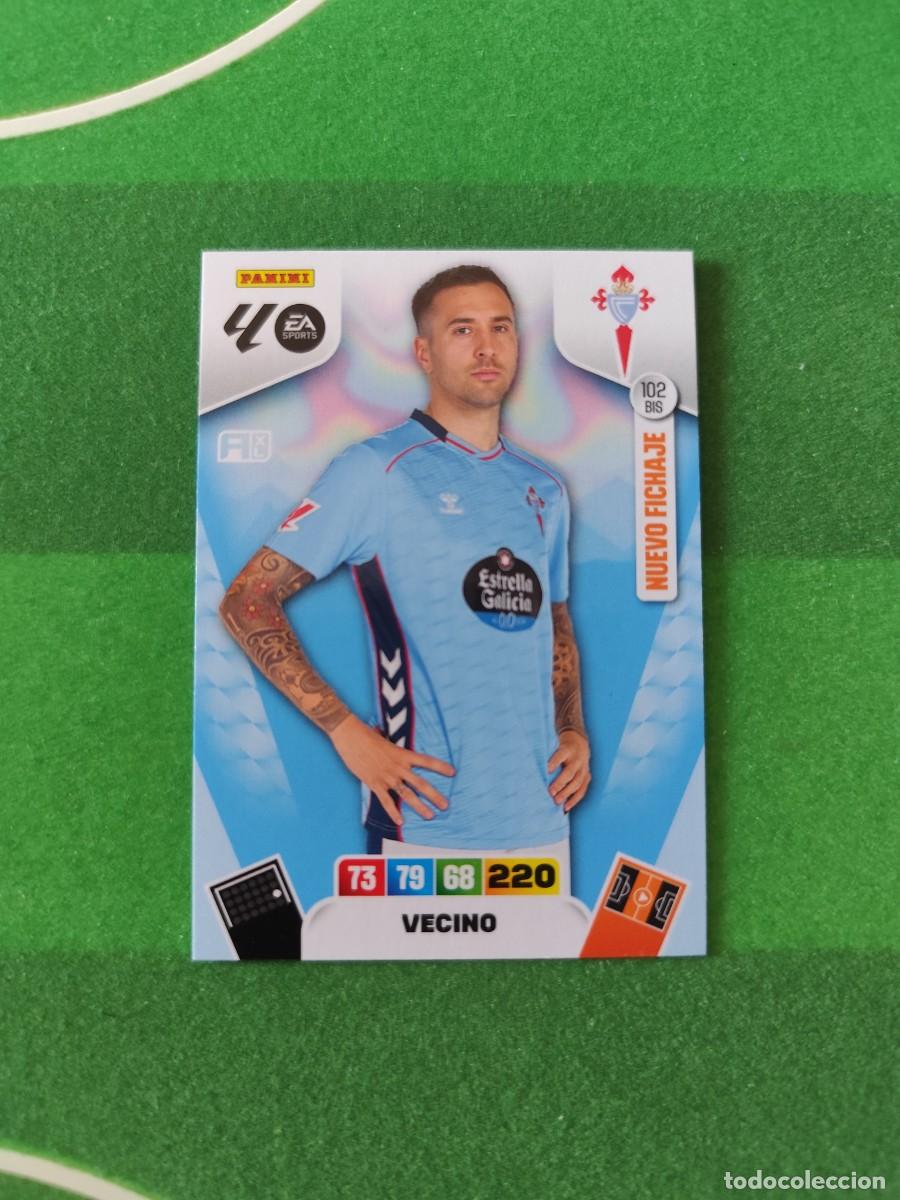 Cromos de F&uacute;tbol: Vecino 102 Bis Nuevo fichaje Celta Adrenalyn 2025/26 - 25/26