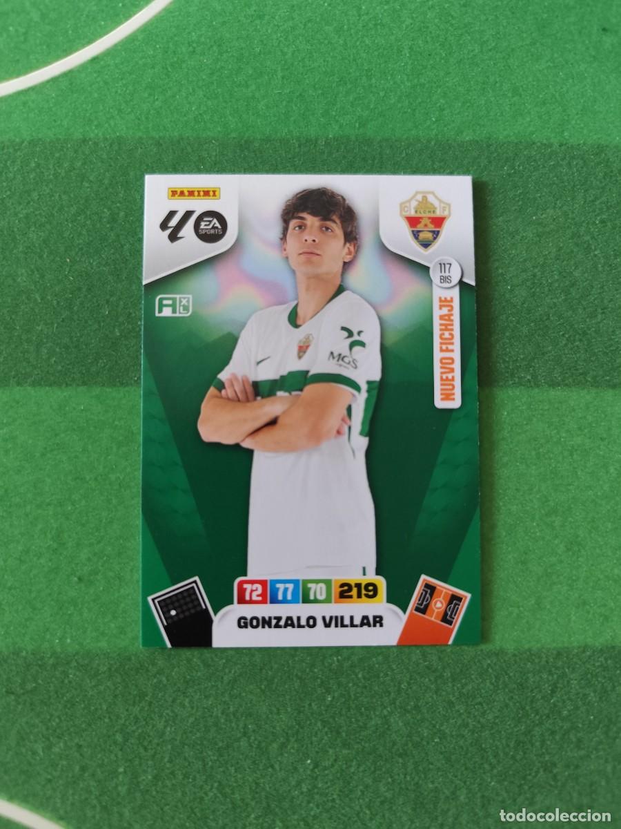 Cromos de F&uacute;tbol: Gonzalo Villar 117 Bis Nuevo fichaje Elche Adrenalyn 2025/26 - 25/26