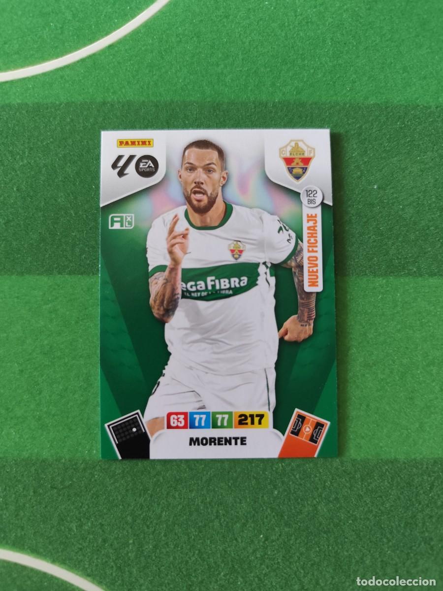 Cromos de F&uacute;tbol: Morente 122 Bis Nuevo fichaje Elche Adrenalyn 2025/26 - 25/26