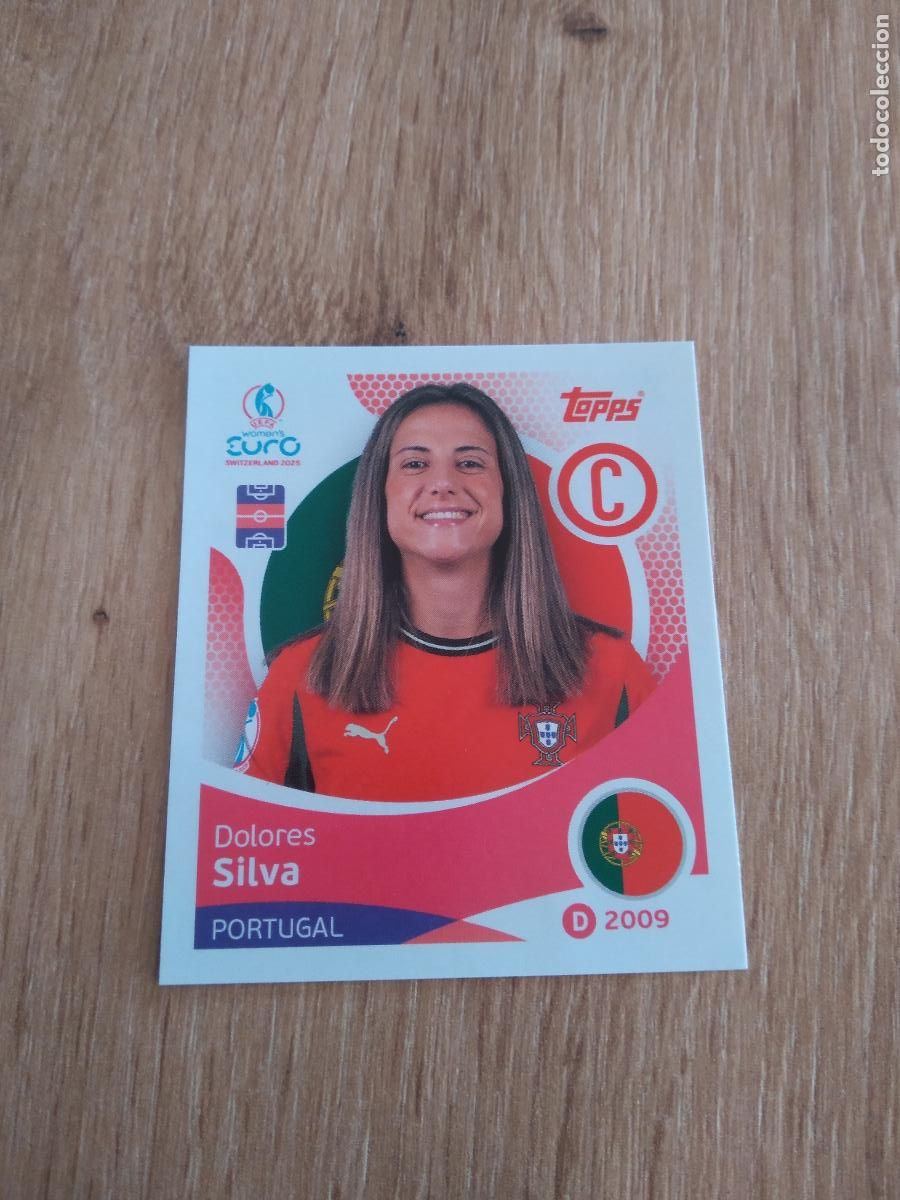 Cromos de Futebol: 110 DOLORES SILVA PORTUGAL CROMO TOPPS EURO FEMENINA 2025 EUROCOPA FUTBOL FEMENINO UEFA WOMEN'S