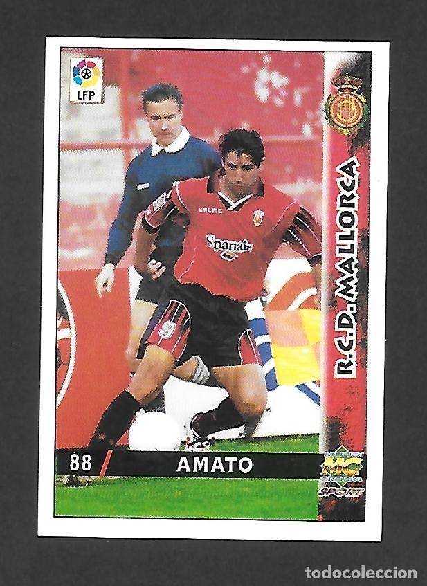 Fu&szlig;ball-Sticker: 88 AMATO (R.C.D MALLORCA) BAJA , MUNDICROMO LAS FICHAS DE LA LIGA 1998 1999