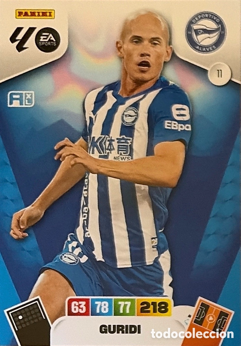 Fu&szlig;ball-Sticker: 11- Guridi (ALAVES) ADRENALYN XL LIGA 2025/26 (PANINI)