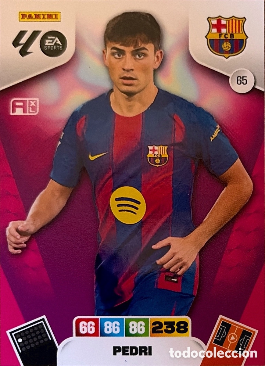 Figurine di Calcio: 65.- PEDRI (BARCELONA) ADRENALYN XL LIGA 2025/26 (PANINI)