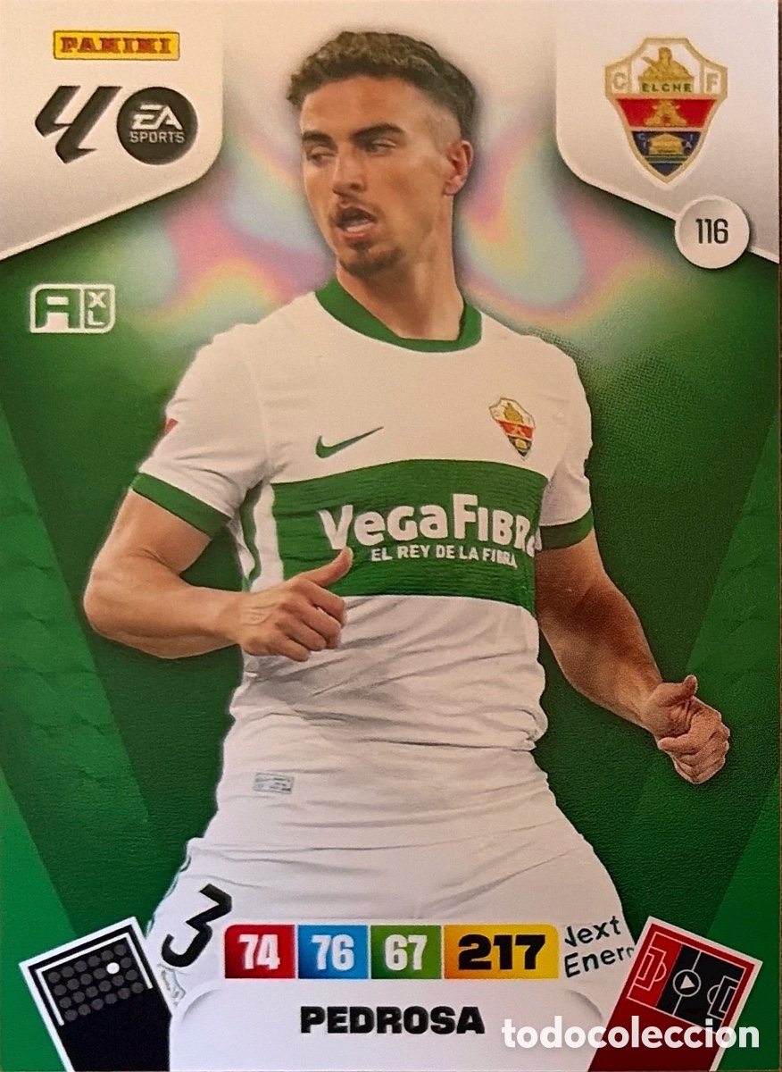 Cromos de F&uacute;tbol: 116. - PEDROSA (ELCHE) ADRENALYN XL LIGA 2025/26 (PANINI)