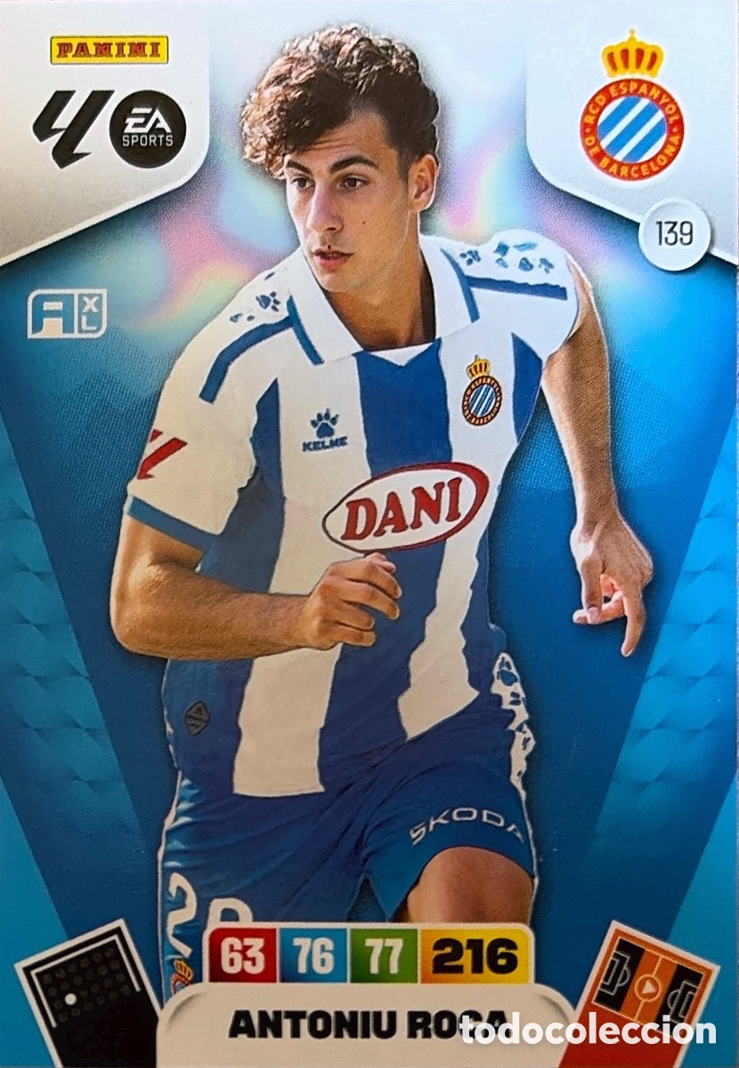 Cromos de Futebol: 139. - ANTONIU ROCA (ESPANYOL) ADRENALYN XL LIGA 2025/26 (PANINI)