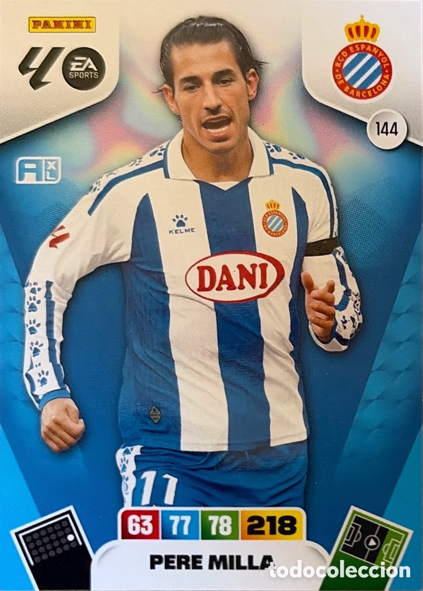 Cromos de Futebol: 144.- PERE MILLA (ESPANYOL) ADRENALYN XL LIGA 2025/26 (PANINI)