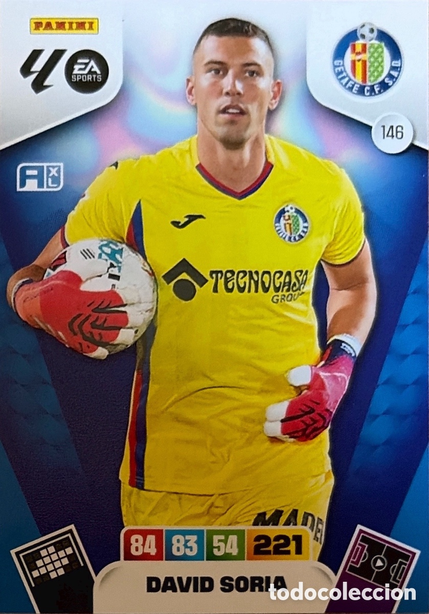 Cromos de Futebol: 146.- DAVID SORIA (GETAFE) ADRENALYN XL LIGA 2025/26 (PANINI)