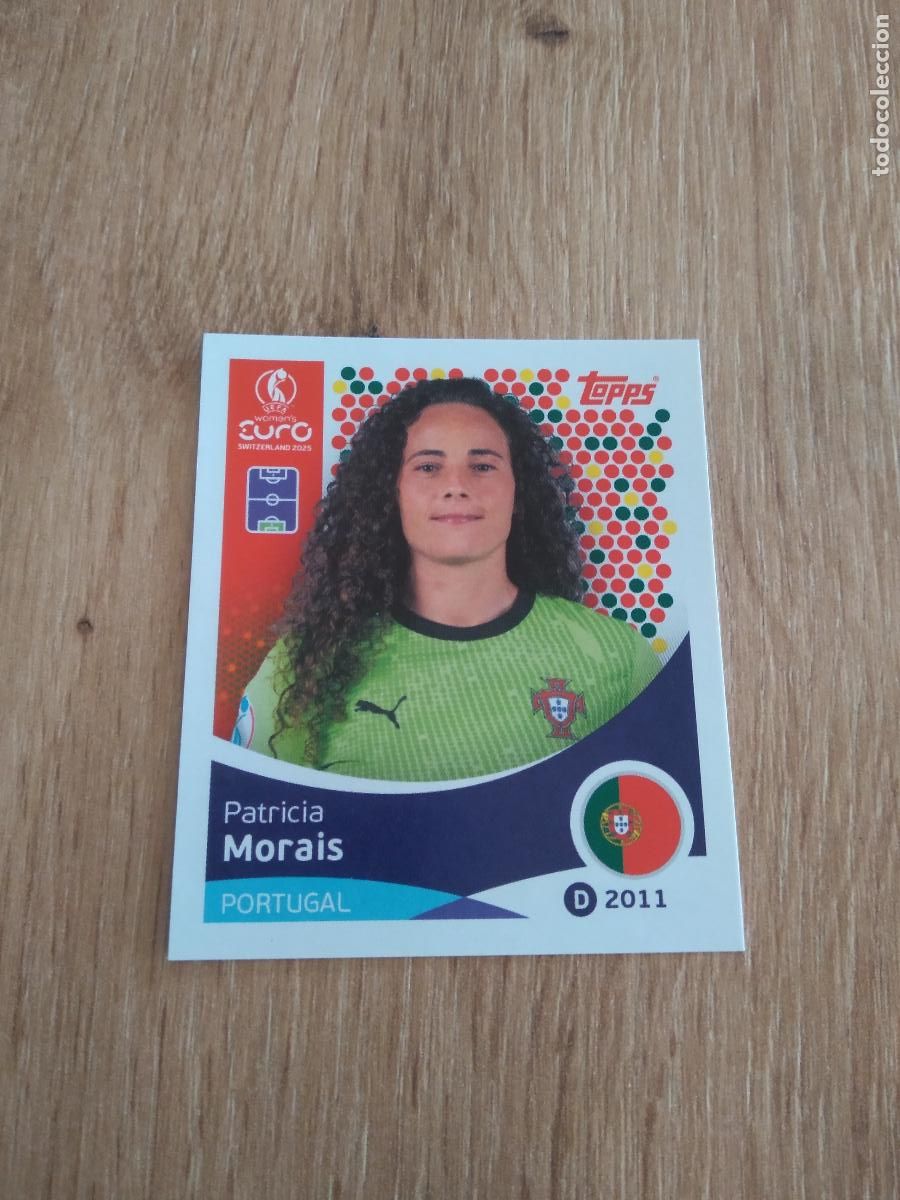 Cromos de Futebol: 111 PATRICIA MORAIS PORTUGAL CROMO TOPPS EURO FEMENINA 2025 EUROCOPA FUTBOL FEMENINO UEFA WOMEN'S
