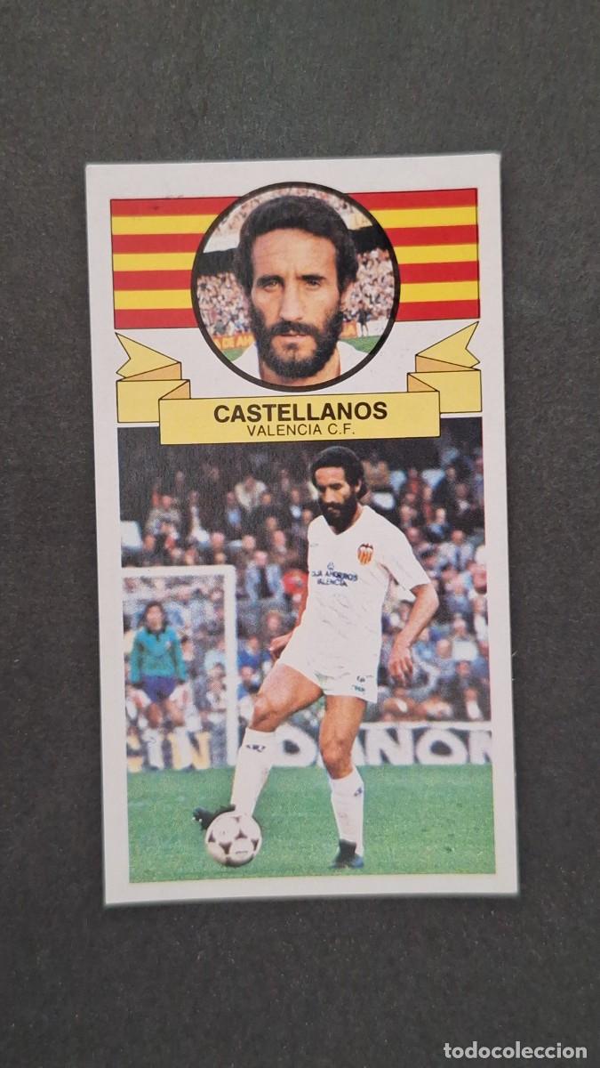 Cartes &agrave; collectionner de Football: L5 CASTELLANOS VALENCIA C. F. LIGA ESTE 1985 1986 85 86 NUNCA PEGADO SIN PEGAR