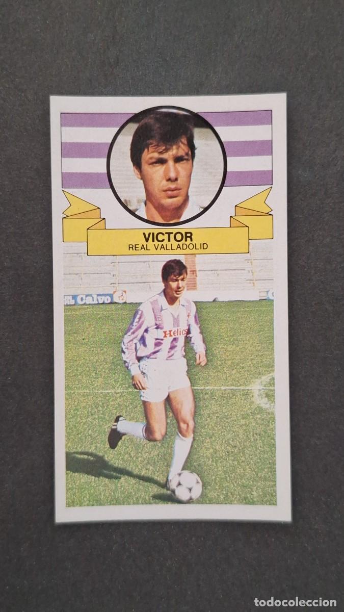 Football Stickers: L5 VICTOR REAL VALLADOLID LIGA ESTE 1985 1986 85 86 NUNCA PEGADO SIN PEGAR