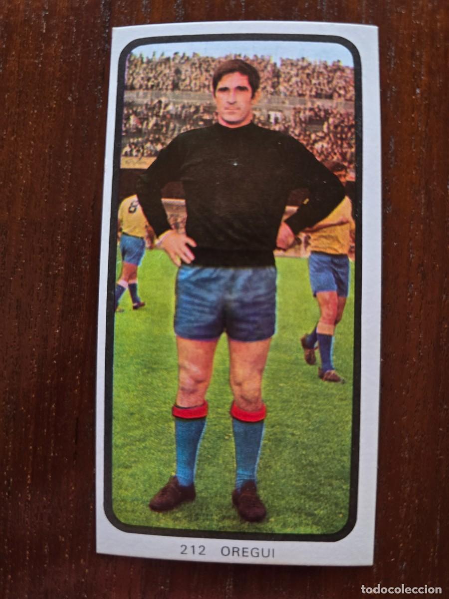 Cromos de f&uacute;tbol: Liga Futbol 1973-74 Cromo 212.Oregui Murcia.Ruiz Romero.nuevo de sobre y sin pegar