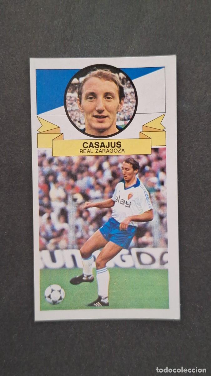 Cromos de F&uacute;tbol: L5 CASAJUS REAL ZARAGOZA LIGA ESTE 1985 1986 85 86 NUNCA PEGADO SIN PEGAR
