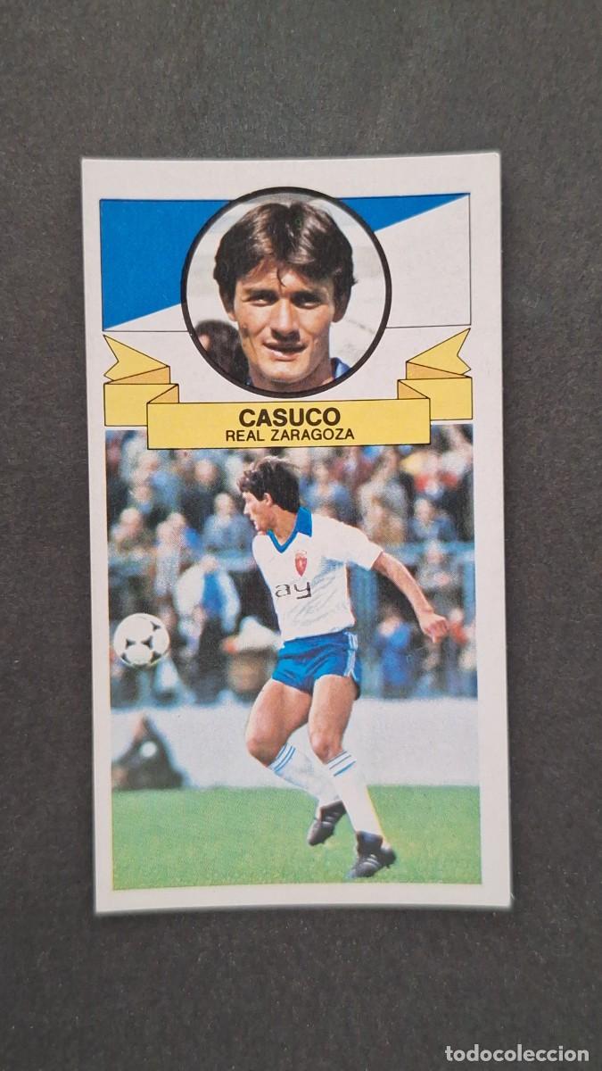 Cromos de F&uacute;tbol: L5 CASUCO REAL ZARAGOZA LIGA ESTE 1985 1986 85 86 NUNCA PEGADO SIN PEGAR