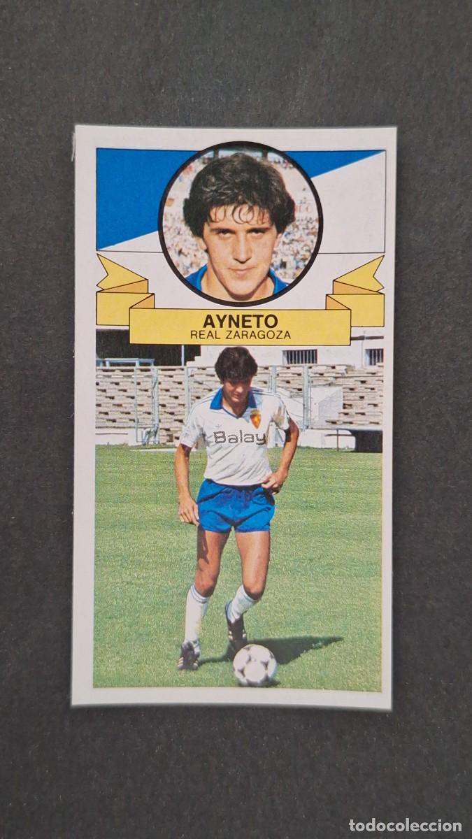Cromos de F&uacute;tbol: L5 AYNETO REAL ZARAGOZA LIGA ESTE 1985 1986 85 86 NUNCA PEGADO SIN PEGAR