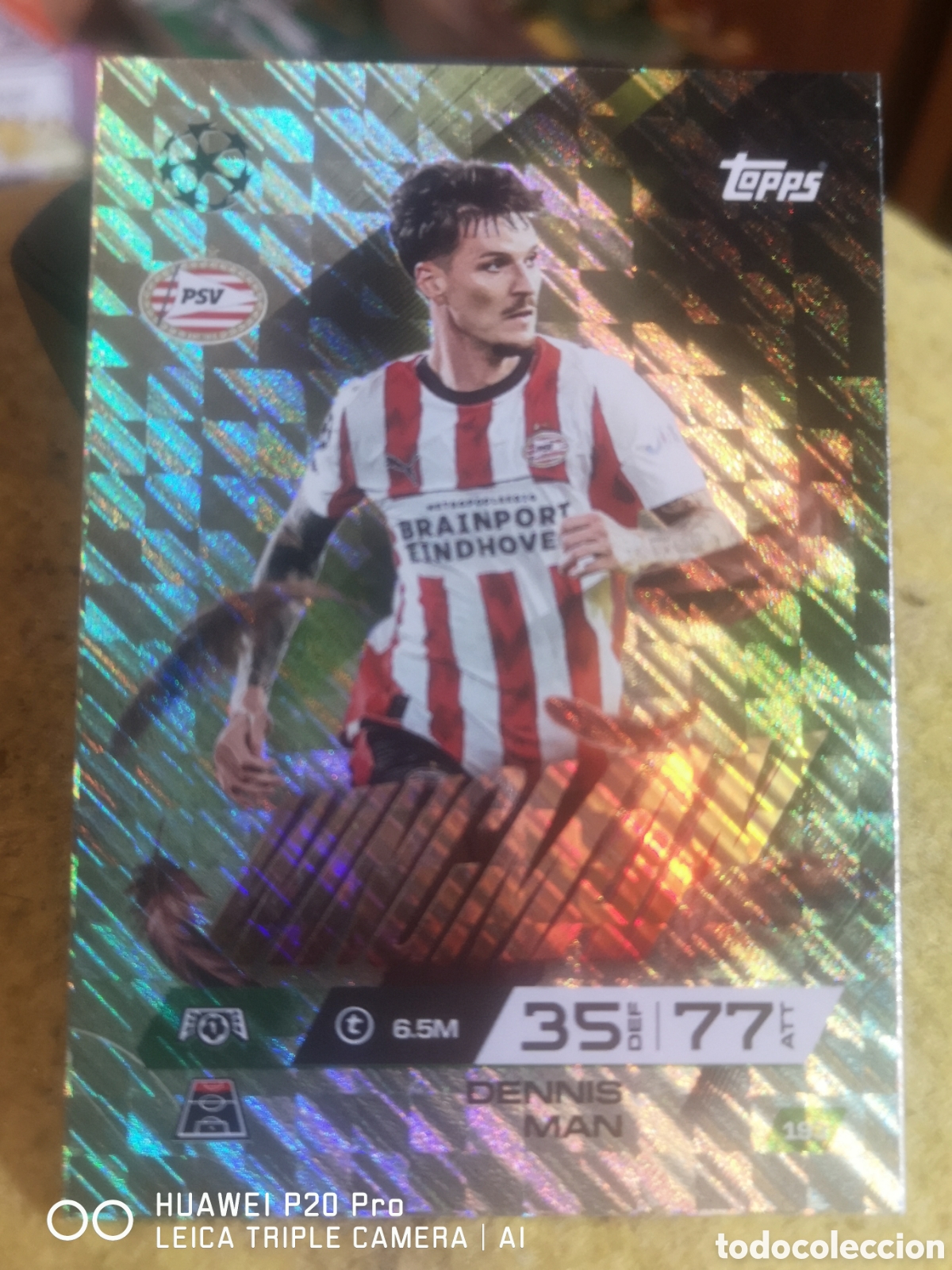 Fu&szlig;ball-Sticker: 193 DENNIS MAN - WINGMAN MATCH ATTAX EXTRA 2025 2026 - PSV