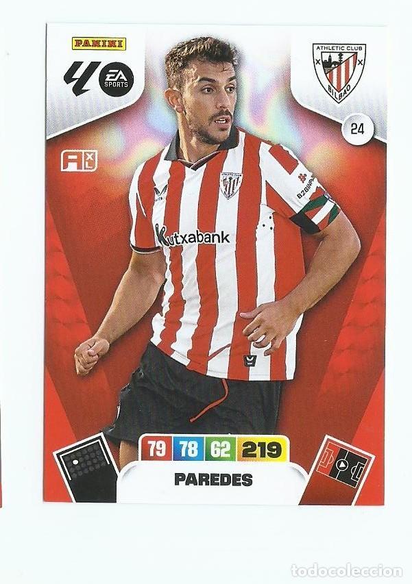 Cromos de F&uacute;tbol: ADRENALYN 2025/2026 24 PAREDES BILBAO NUEVO PERFECTO