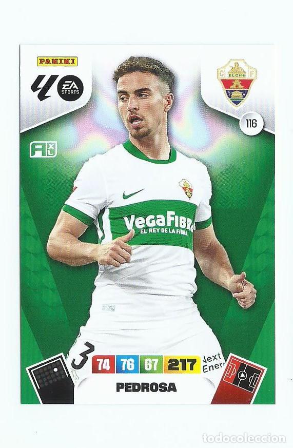 Cromos de F&uacute;tbol: ADRENALYN 2025/2026 116 PEDROSA ELCHE , NUEVO PERFECTO
