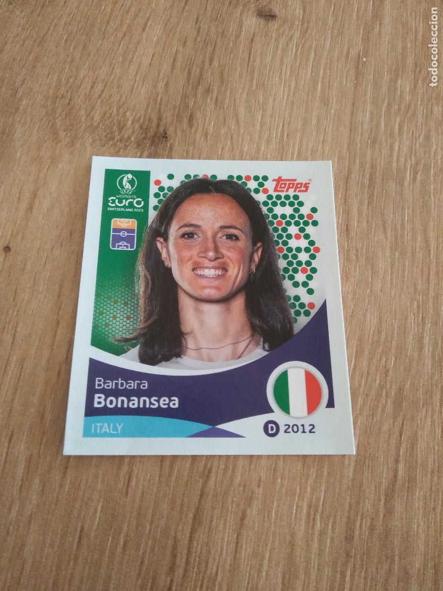 Fu&szlig;ball-Sticker: 155 BARBARA BONANSEA ITALIA CROMO TOPPS EURO FEMENINA 2025 EUROCOPA FUTBOL FEMENINO UEFA WOMEN'S