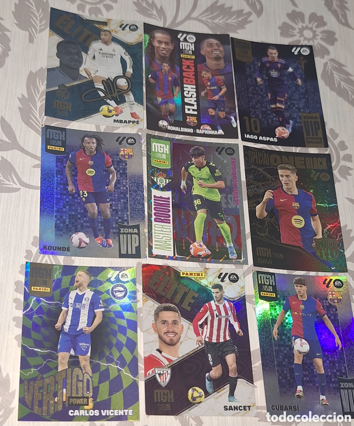 Fu&szlig;ball-Sticker: Lote 65 cartas panini la liga, adrenalyn, megacrack, fifa 365