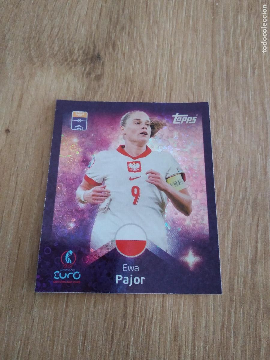 Cromos de F&uacute;tbol: 159 EWA PAJOR POLONIA CROMO TOPPS EURO FEMENINA 2025 EUROCOPA FUTBOL FEMENINO UEFA WOMEN'S