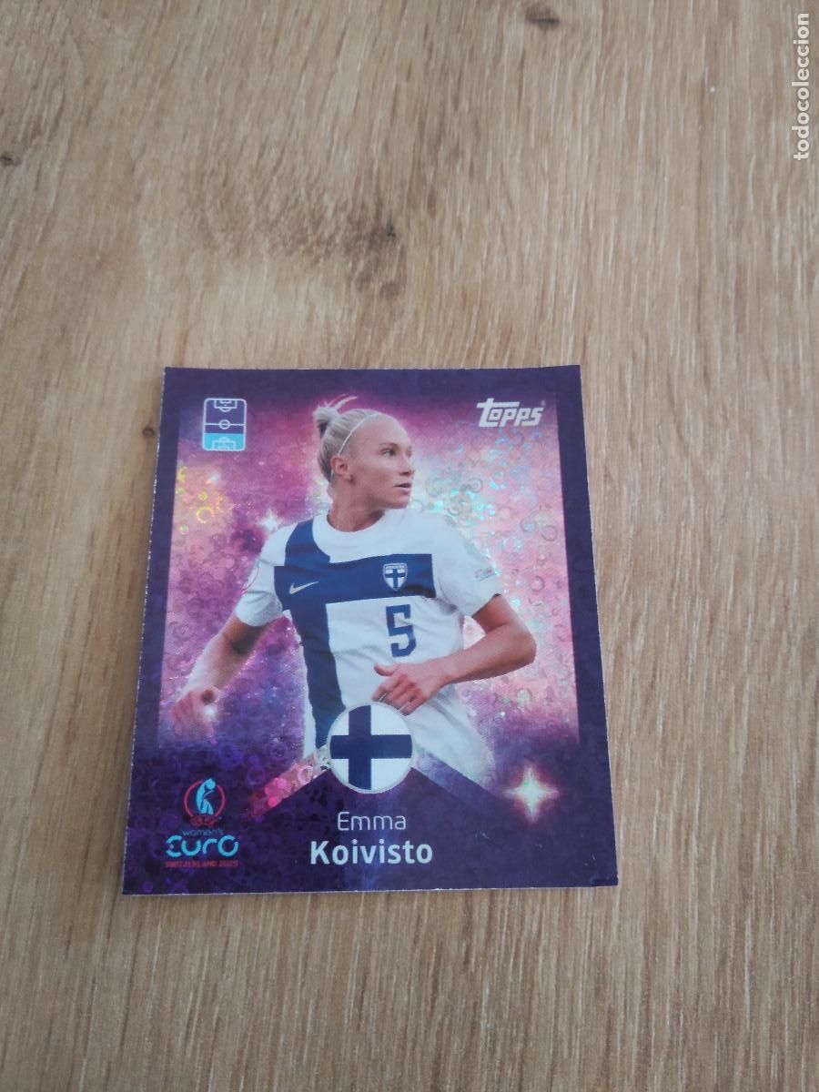 Cromos de F&uacute;tbol: 161 EMMA KOIVISTO FINLANDIA CROMO TOPPS EURO FEMENINA 2025 EUROCOPA FUTBOL FEMENINO UEFA WOMEN'S
