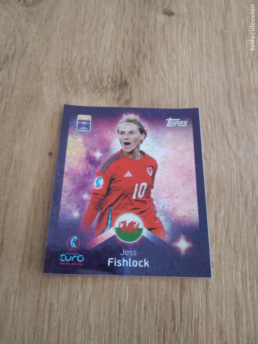 Cromos de F&uacute;tbol: 162 JESS FISHLOCK WALES GALES CROMO TOPPS EURO FEMENINA 2025 EUROCOPA FUTBOL FEMENINO UEFA WOMEN'S