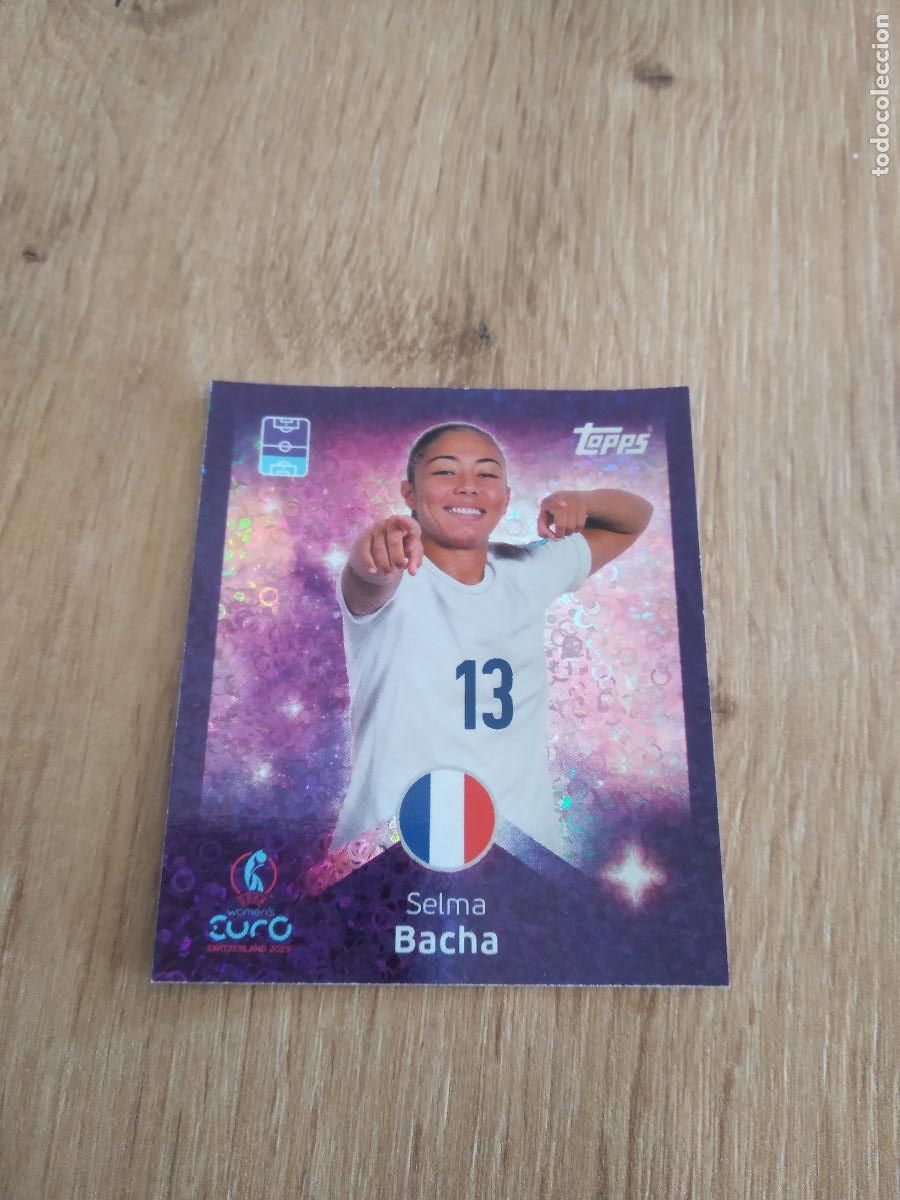 Cromos de Futebol: 165 SELMA BACHA FRANCIA CROMO TOPPS EURO FEMENINA 2025 EUROCOPA FUTBOL FEMENINO UEFA WOMEN'S